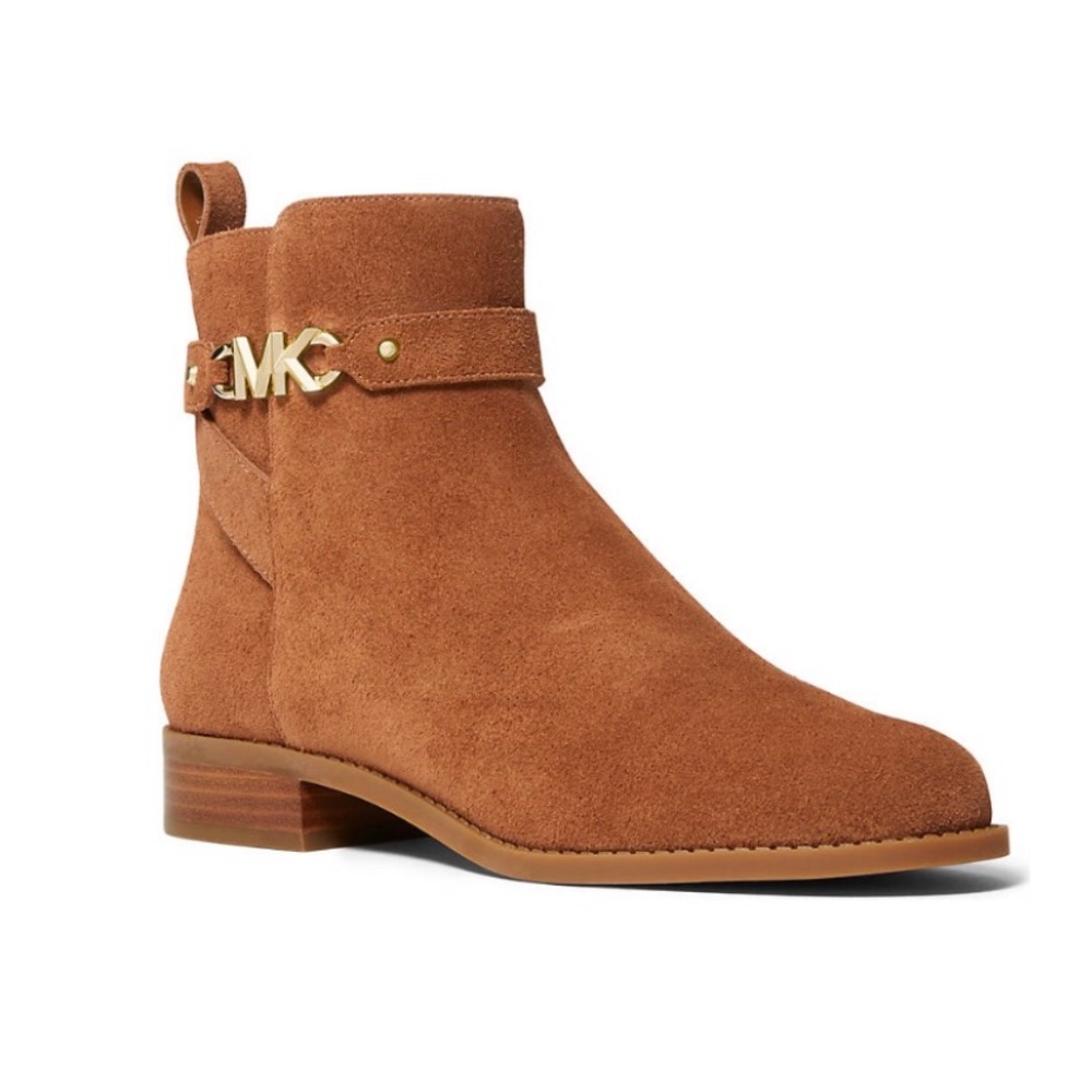 MICHAEL MICHAEL KORS FARRAH Calf Leather Flat Boots Booties